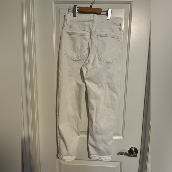 MADEWELL Classic Straight Jean in Tile White. Size 27 - Picture 9 of 9